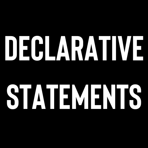 Artwork for Declarative Statements