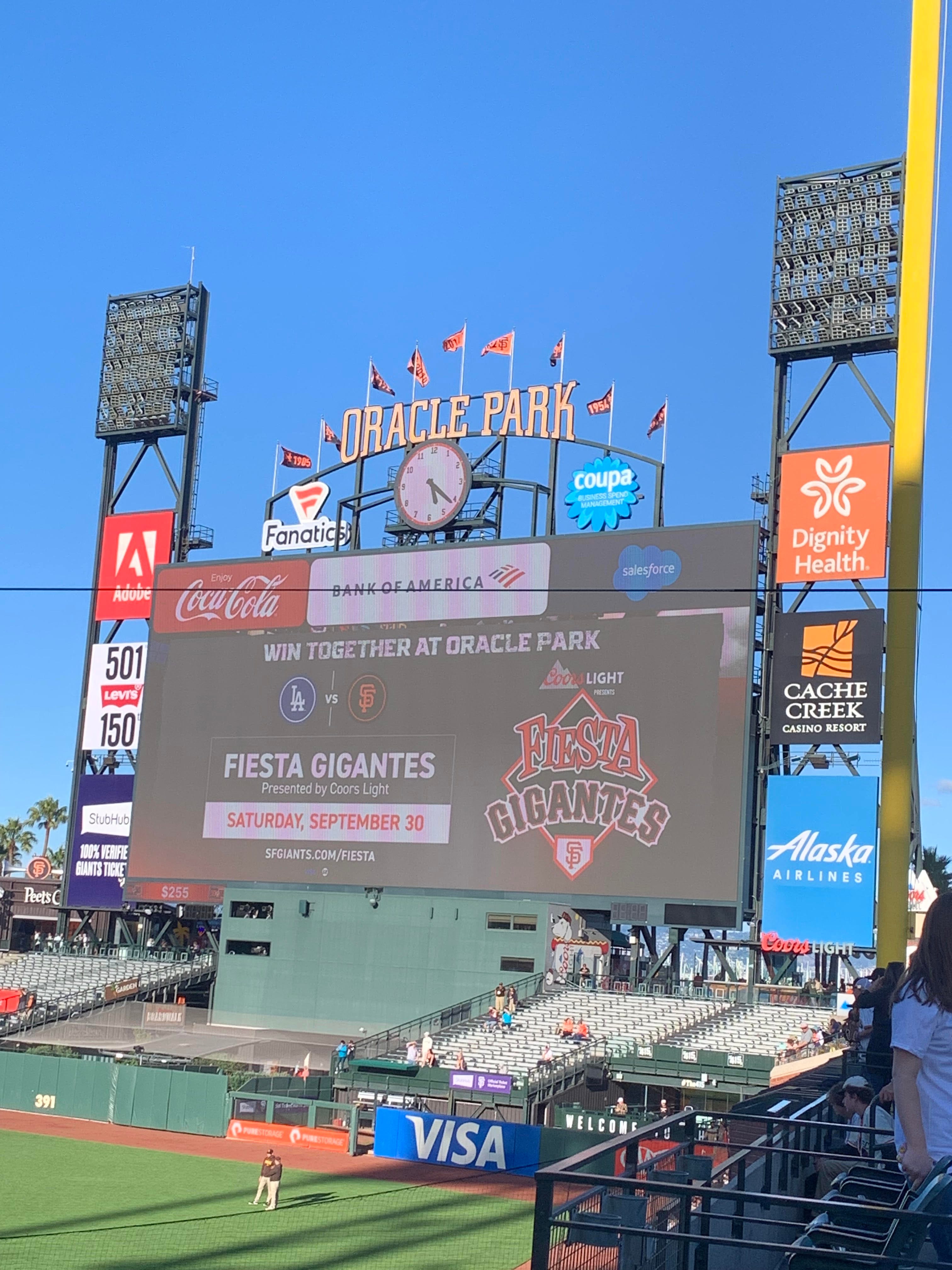 Section 302 at Oracle Park 