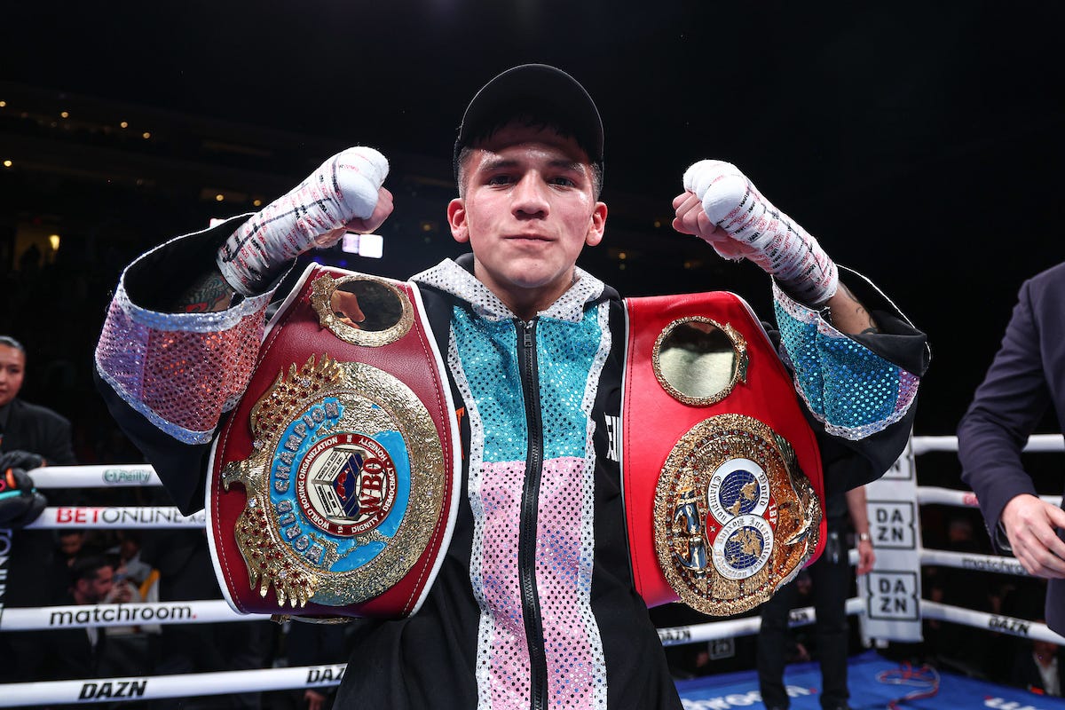 Watch: Juan Francisco Estrada receives Ring championship belt - The Ring