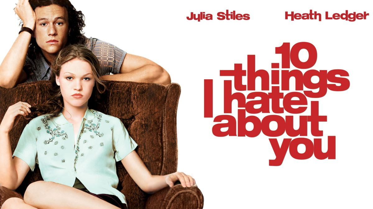 10 Things I Hate About You movie poster Julia Stiles, Heath Ledger - 11 x 17