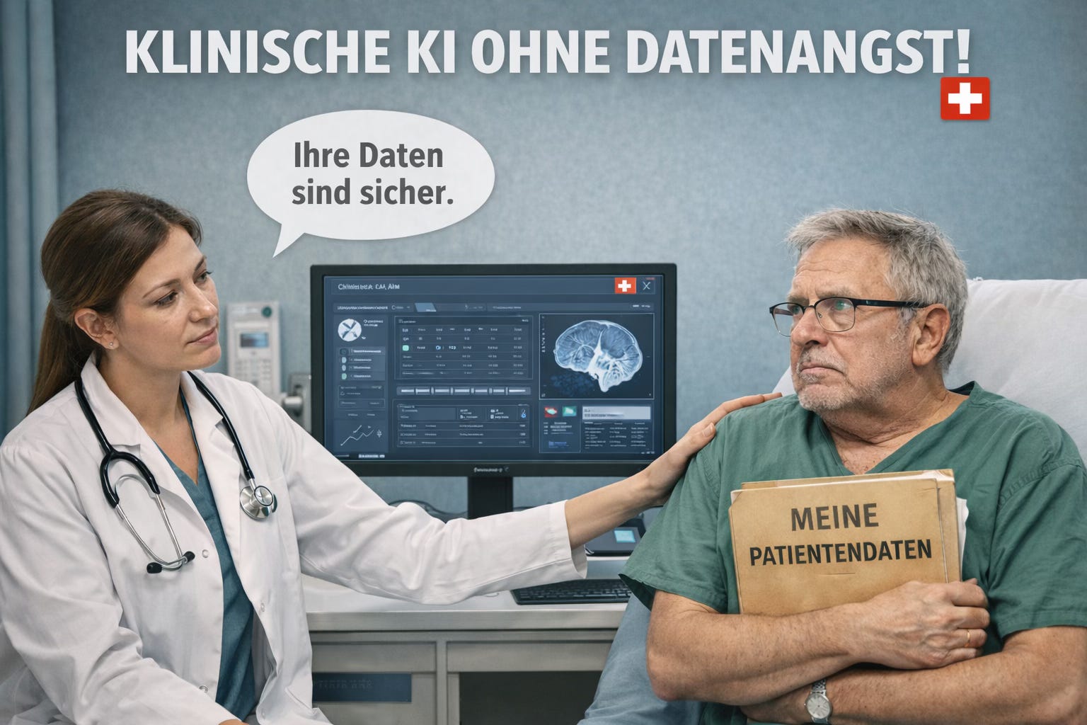 Klinische KI ohne Datenangst