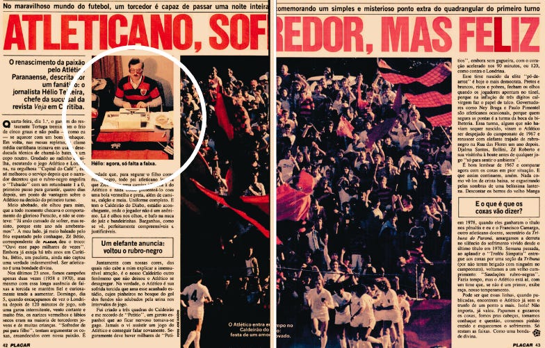 Athletico, revista Placar e jornalismo esportivo