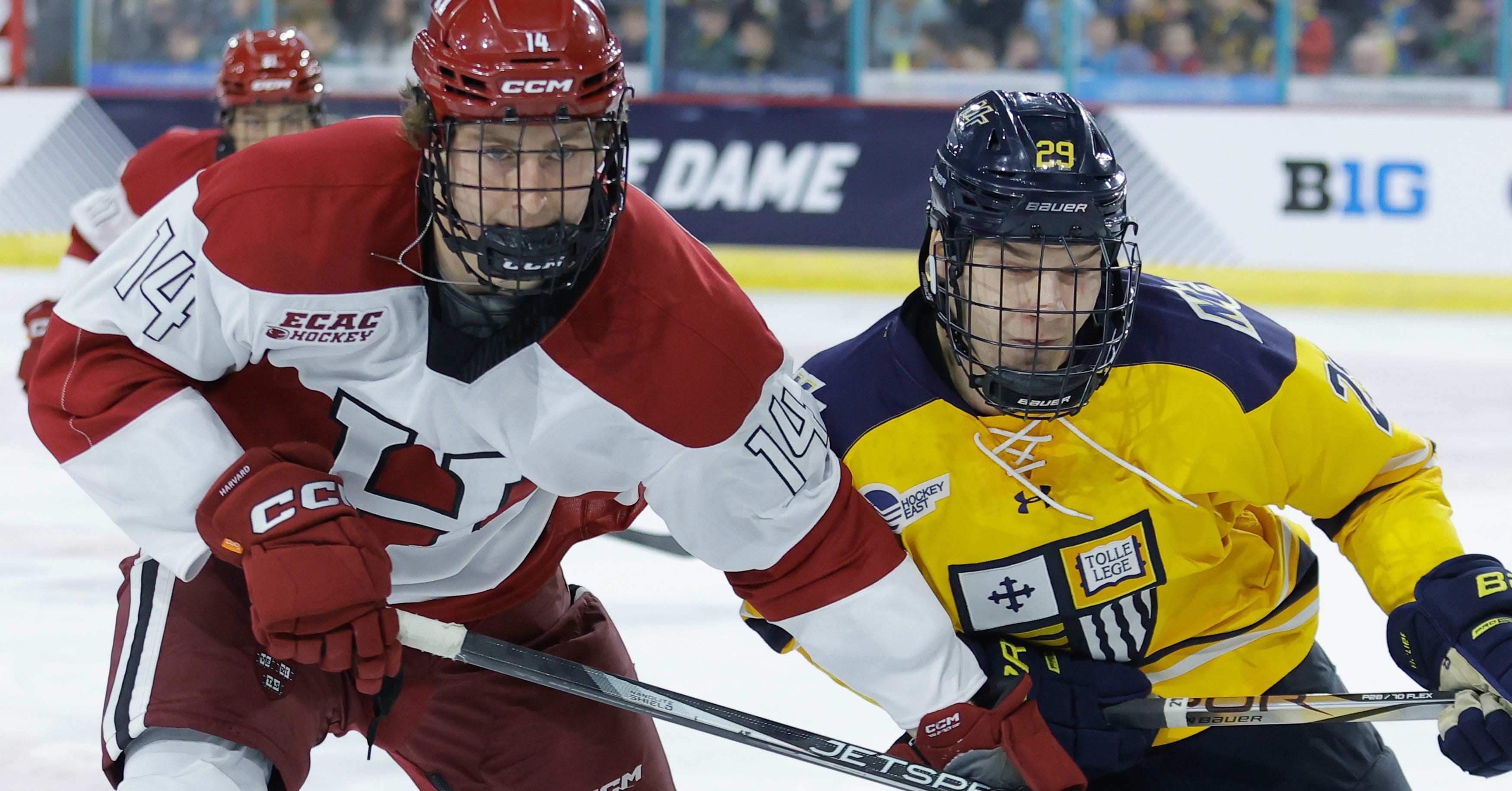 Harvard beats Merrimack in Friendship Four consolation game