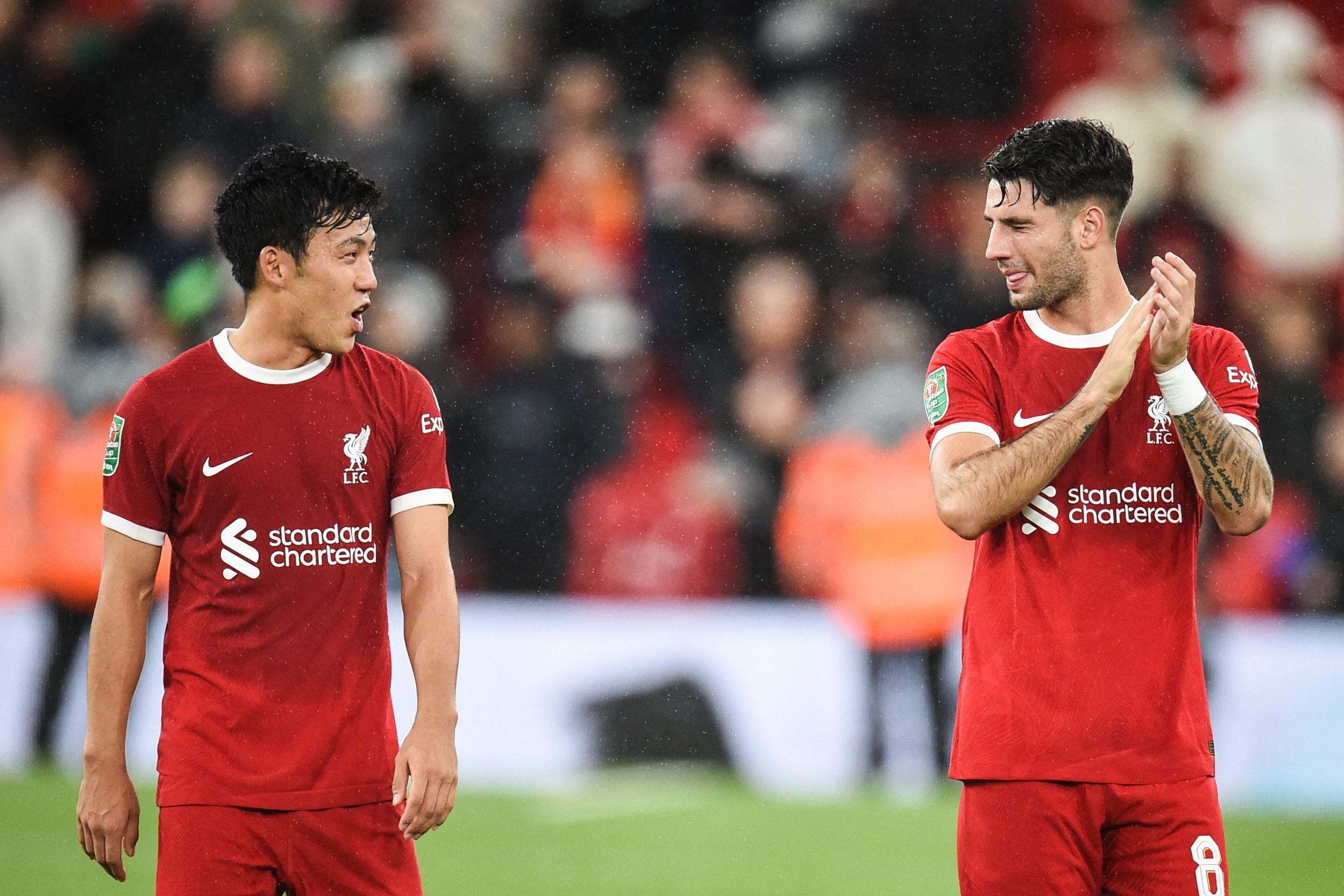 Wataru Endo and Dominik Szoboszlai are the standout performers as new look midfield takes Liverpool back into the title race. 