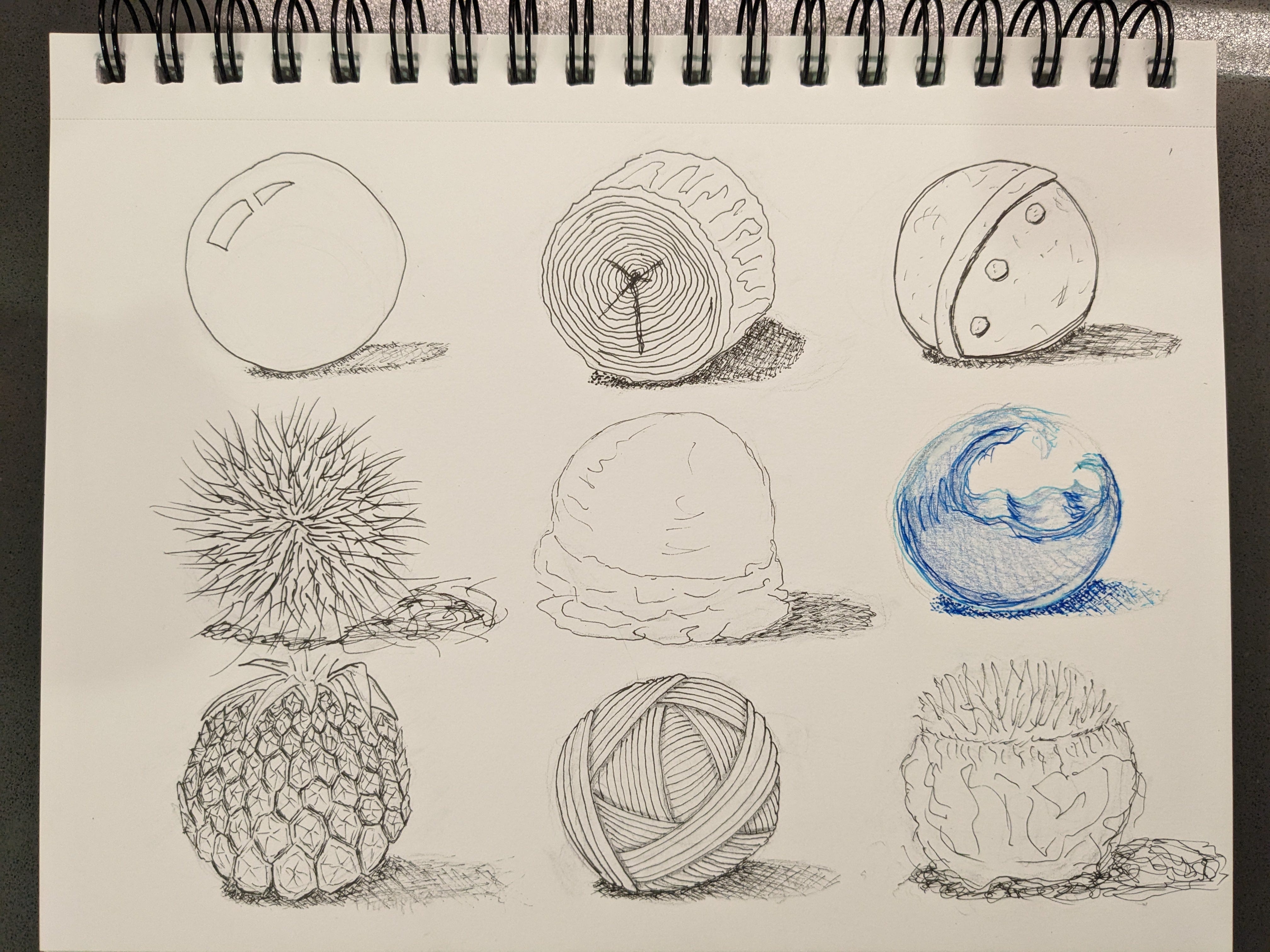 Earth Day! How to draw a pine tree + Hahnemühle sketchbook mini review |  Sandy Allnock