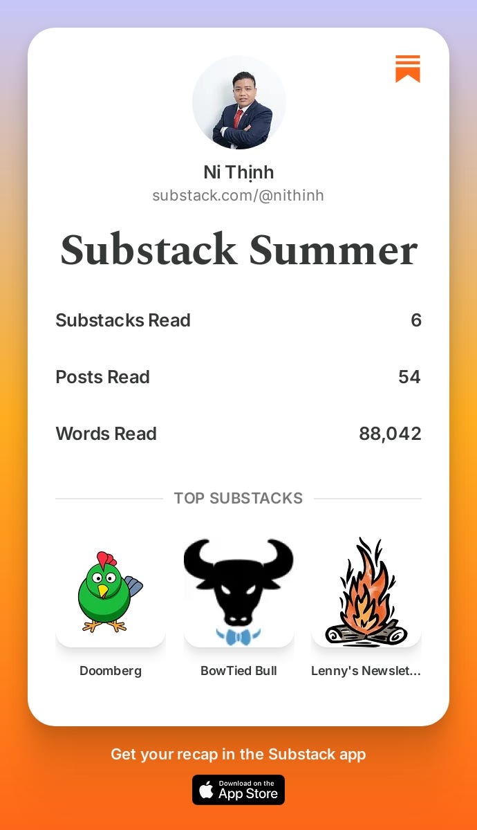 My Substack Summer Ni’s Substack