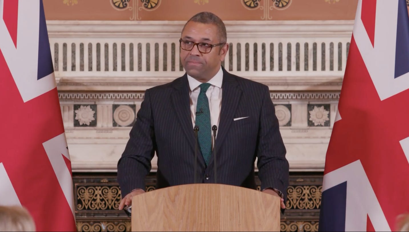 NEW SPEECH Foreign Secretary James Cleverly sets out his plans for