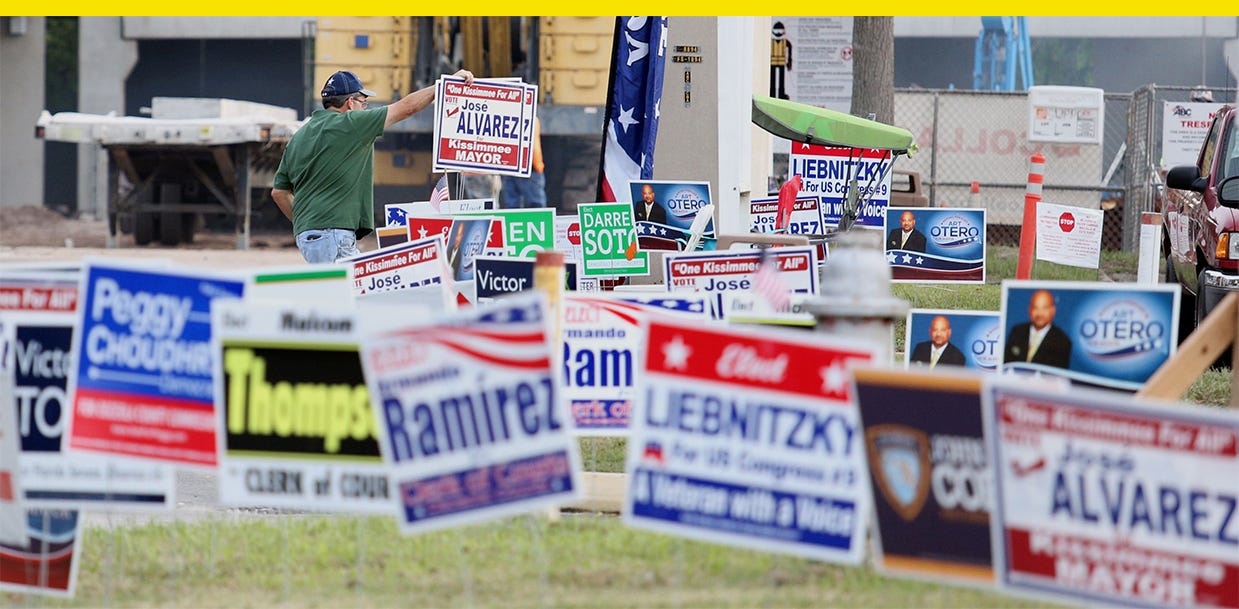 Why political designers use certain fonts for specific candidates