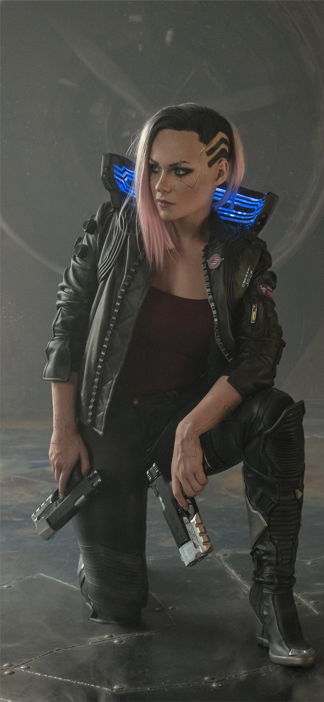 Cyberpunk style shop clothing