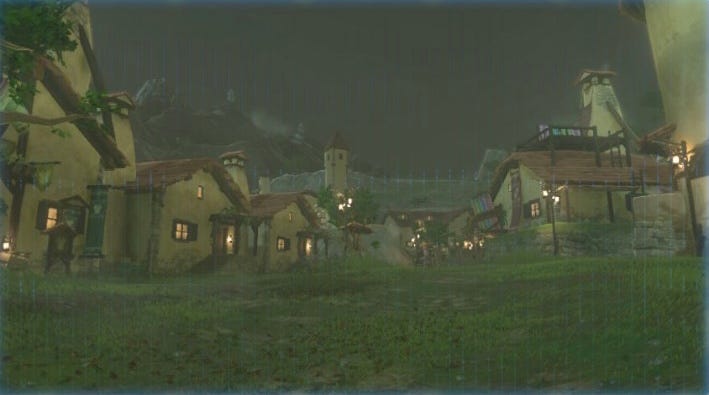 Legend Of Zelda Breath Of The Wild Architecture Of Hateno Village