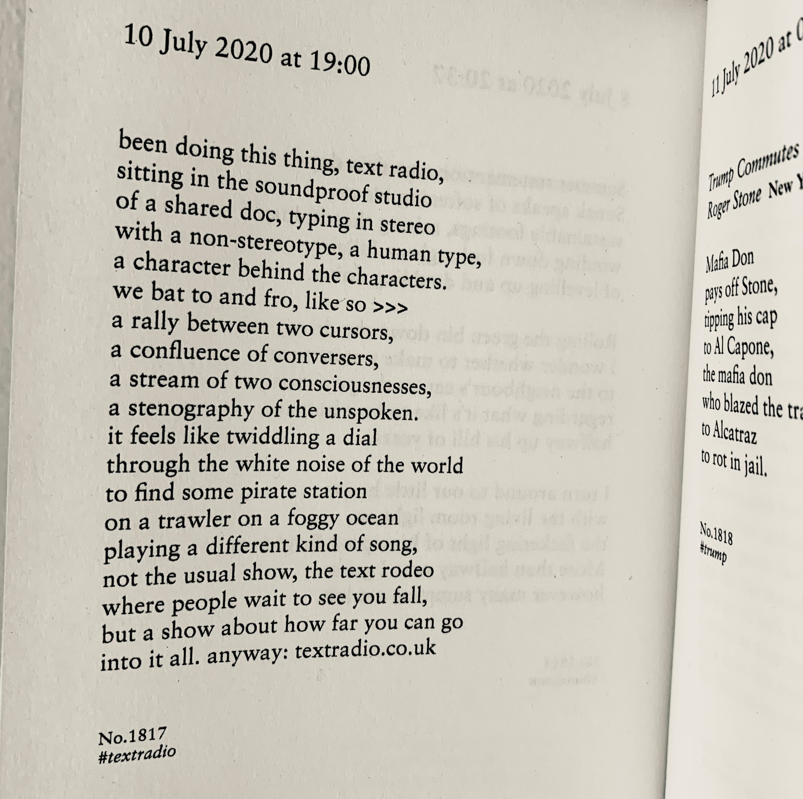 Fast writers and generous readers - by Nick Asbury