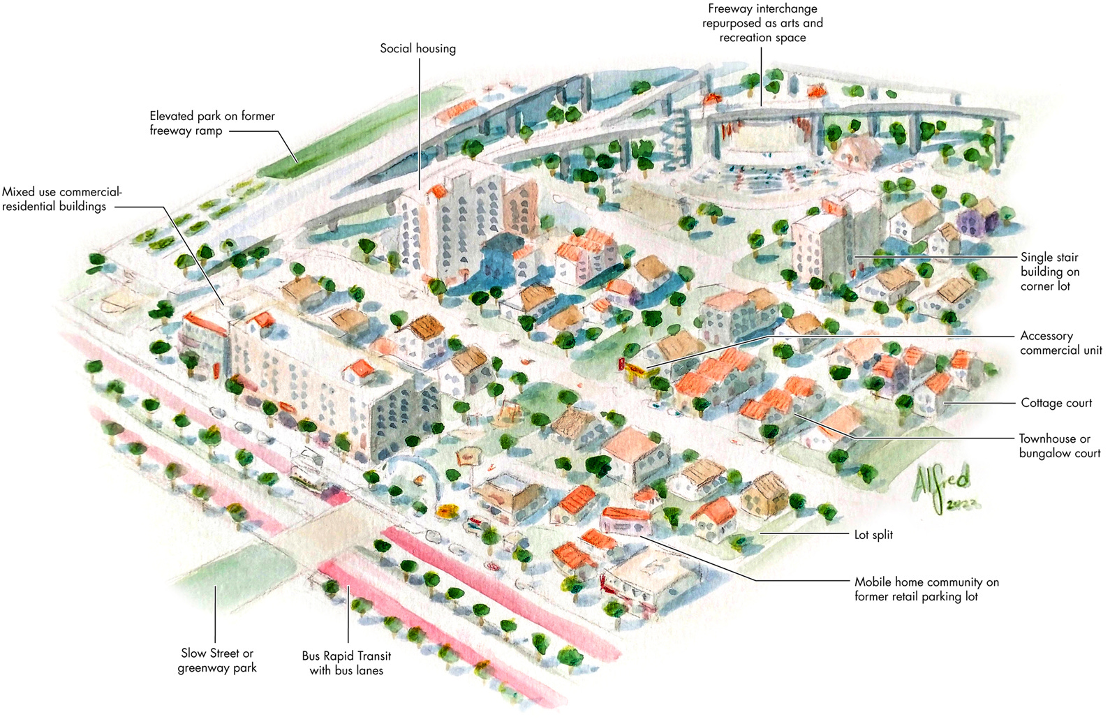 The U.S. city of the future - by Alfred Twu - Noahpinion