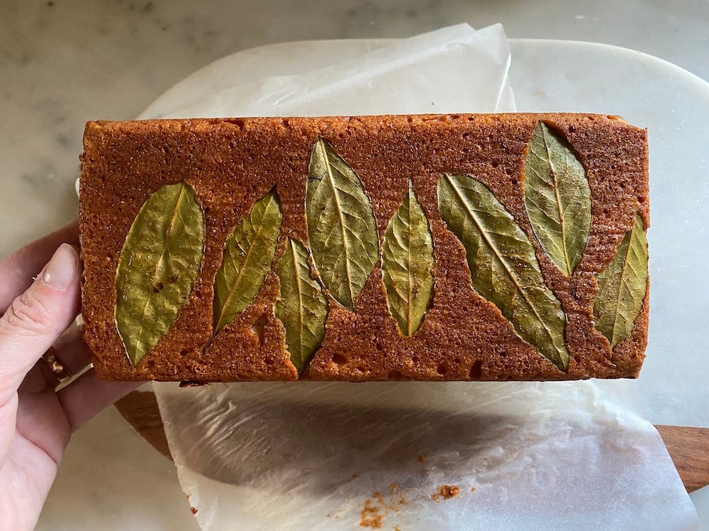Bay Leaf Pound Cake by Jennie