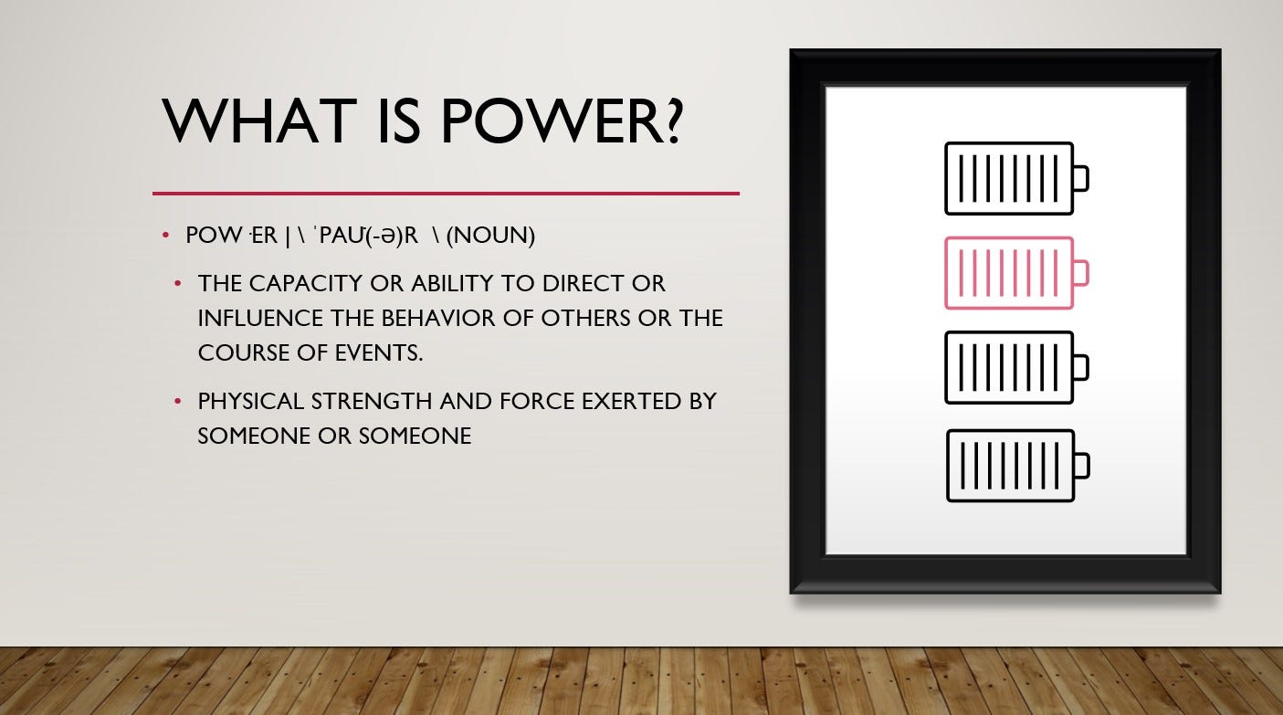 What Is Power To You by Deb Liu Perspectives