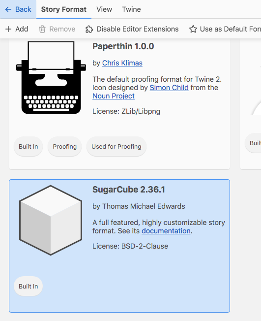Using Twine as a Game Narrative Engine Getting Started