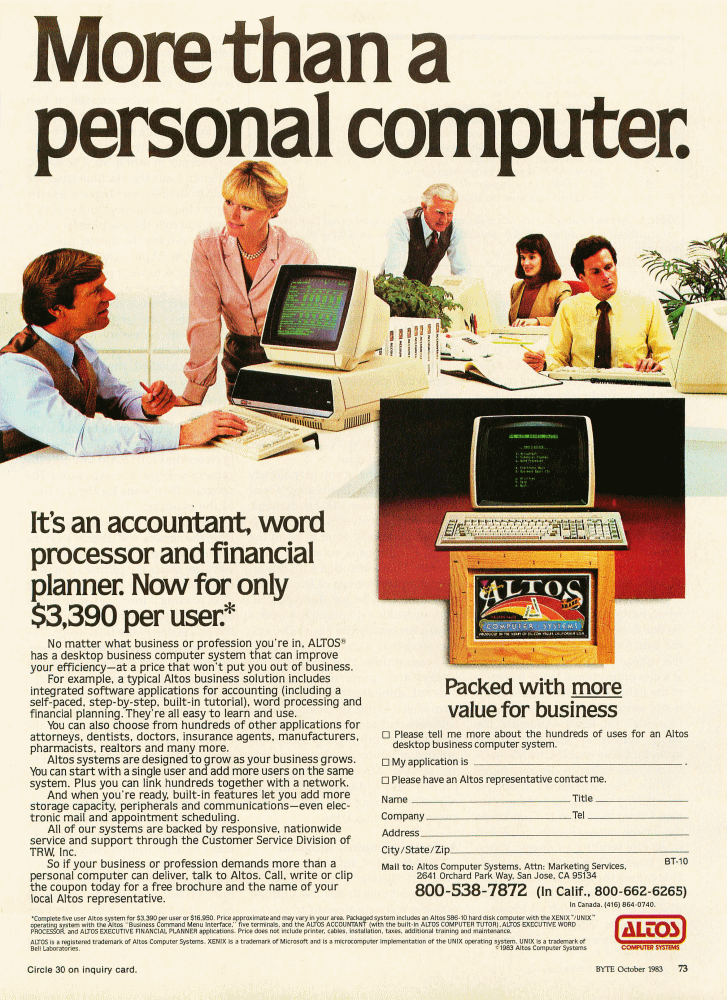 Altos Computer Systems by John Paul Wohlscheid