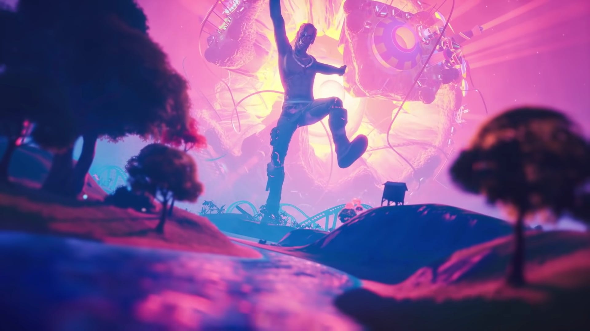 Travis Scott Fortnite World Happy Face｜トップス