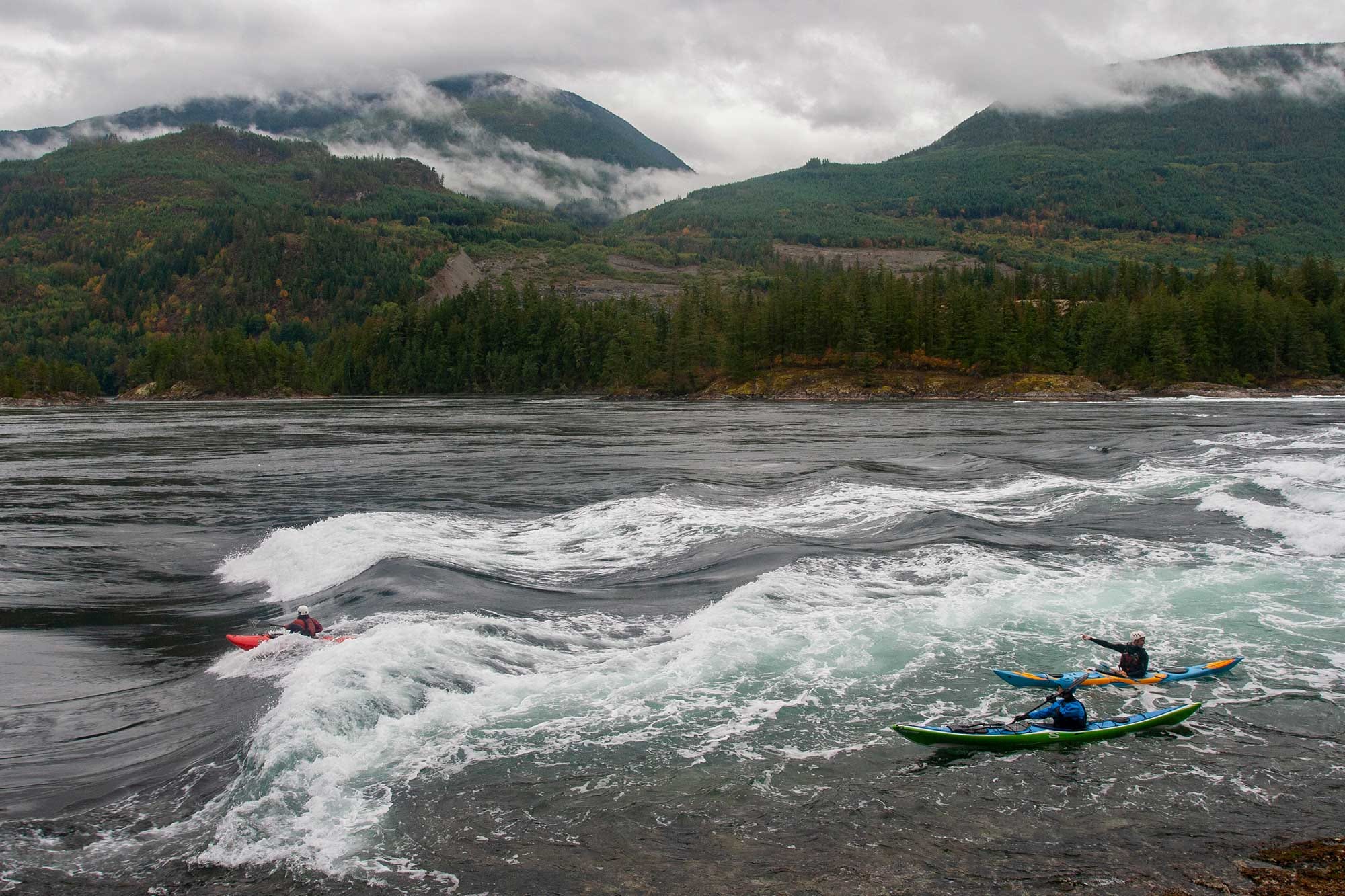 Riding the Tide at Skookumchuck Narrows by Tracy Durnell