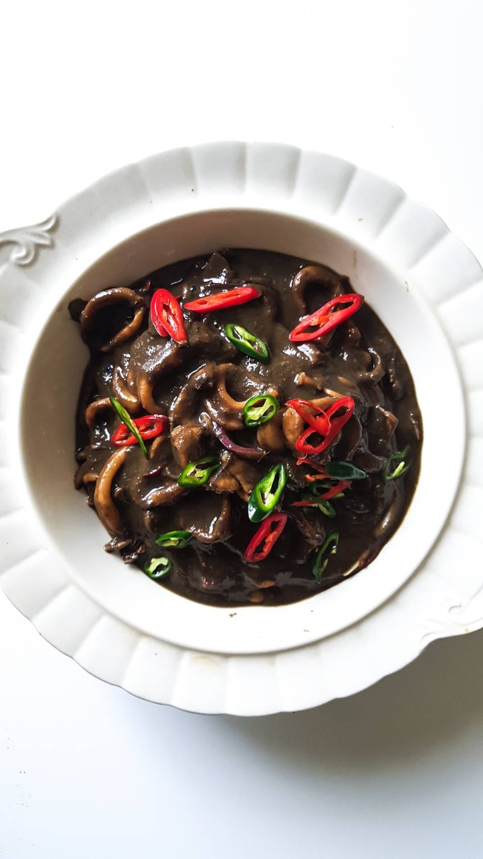 Sotong masak hitam - by Pamelia Chia - Singapore Noodles