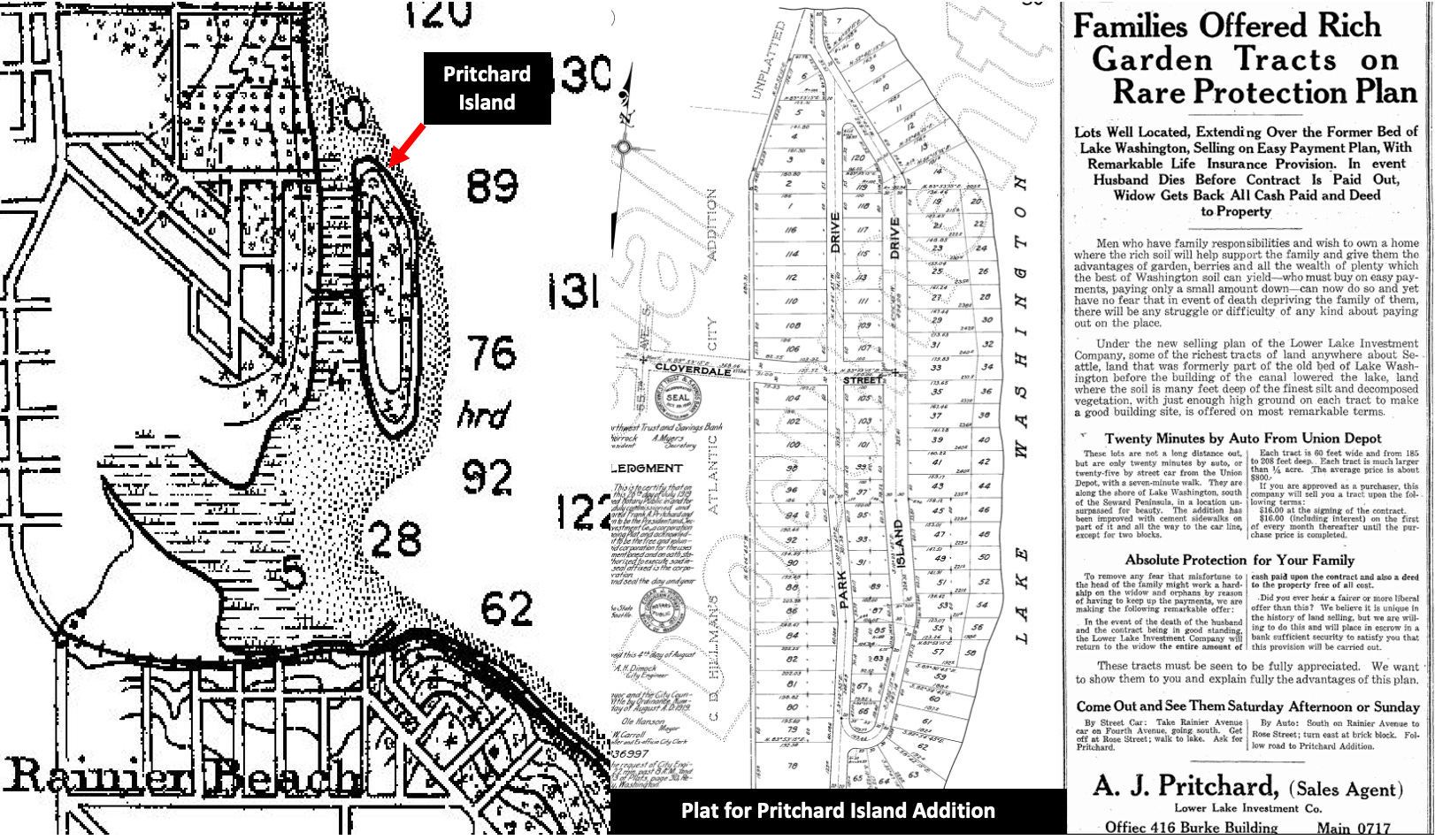 The Lost Islands Of Seattle by David B. Williams