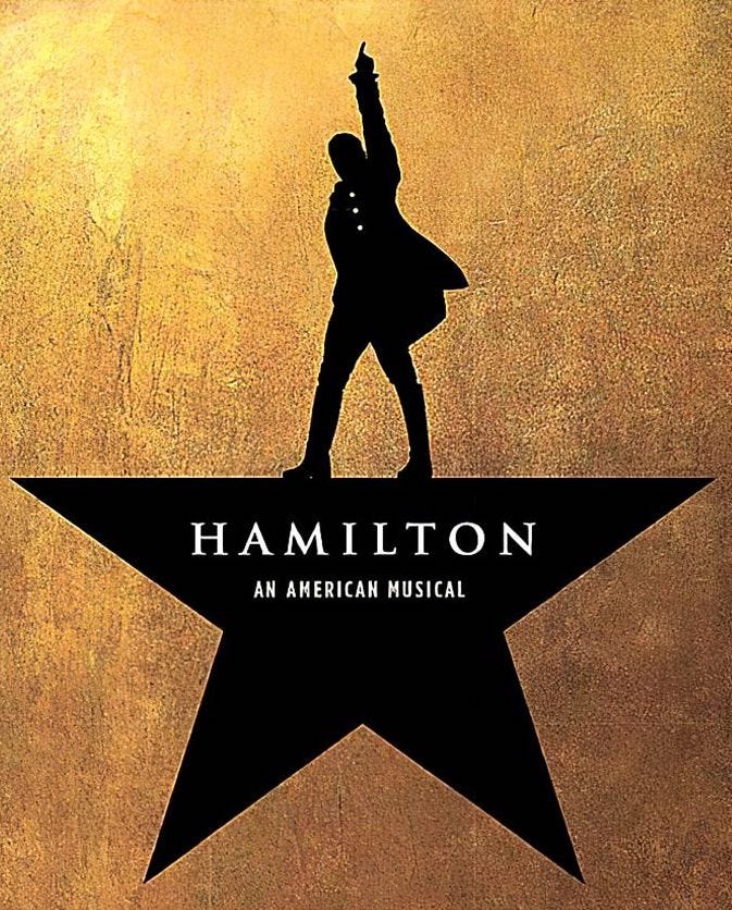 Hamilton playbill hotsell