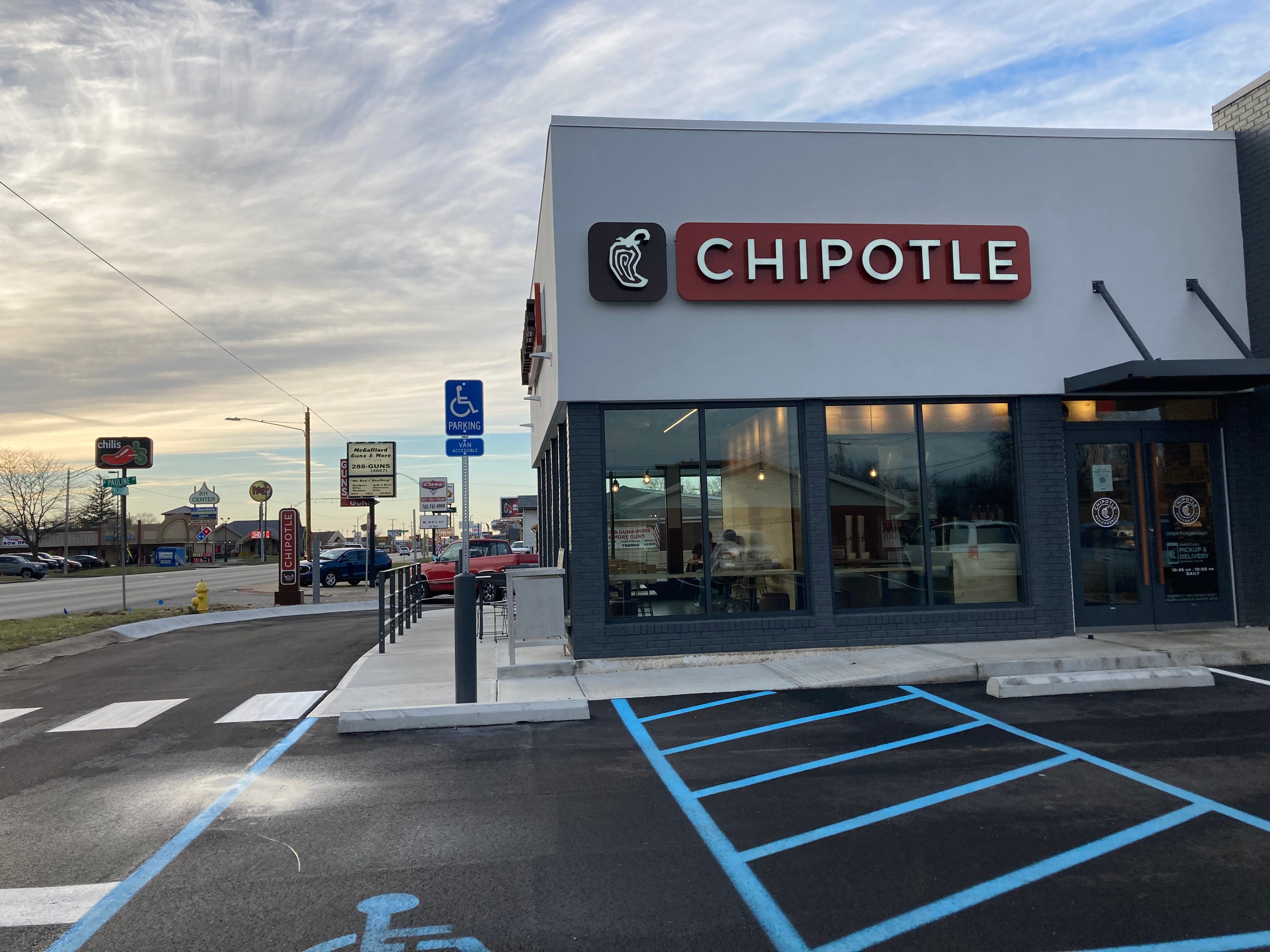 Chipotle outdoor deals seating