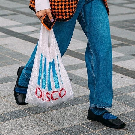 Tesco shop man bag