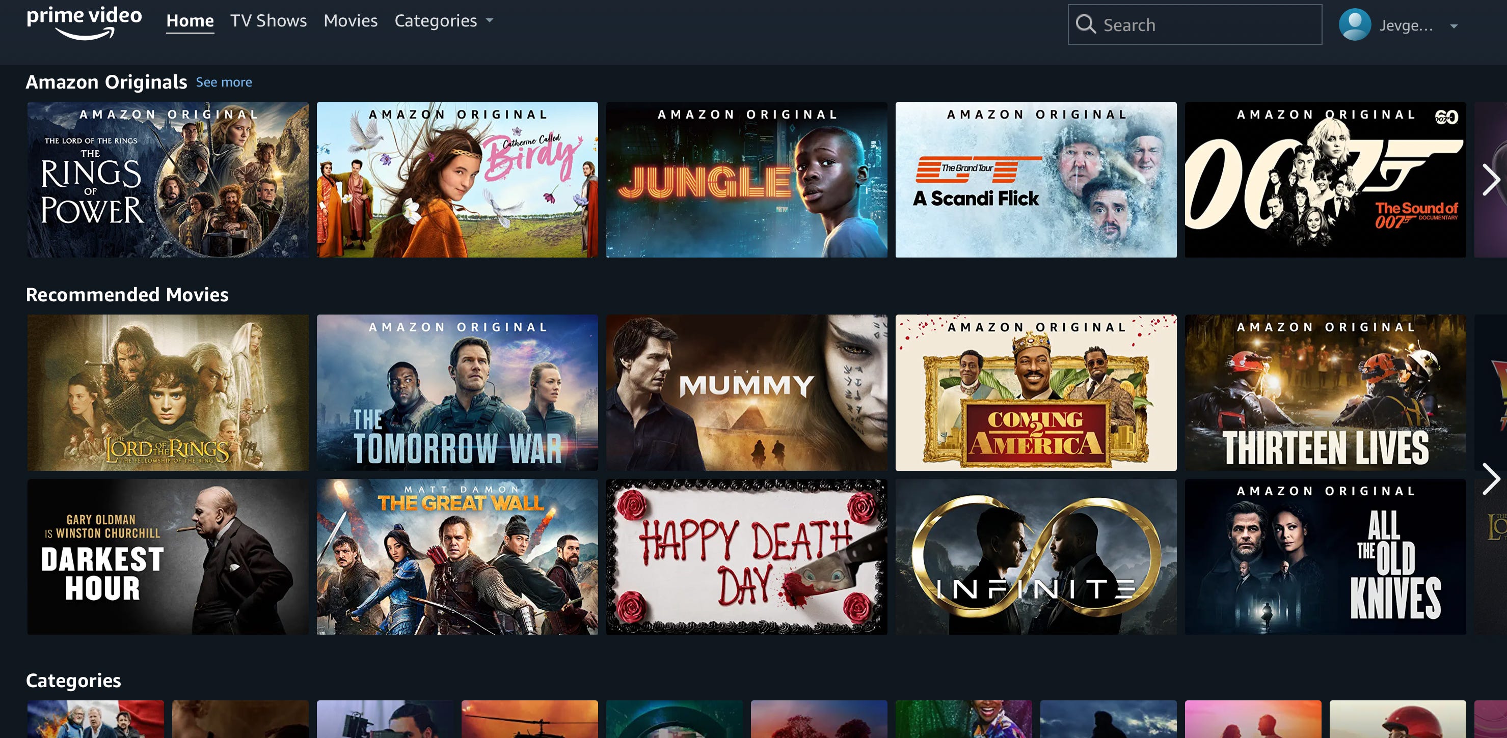 Catalogo de amazon prime video new arrivals