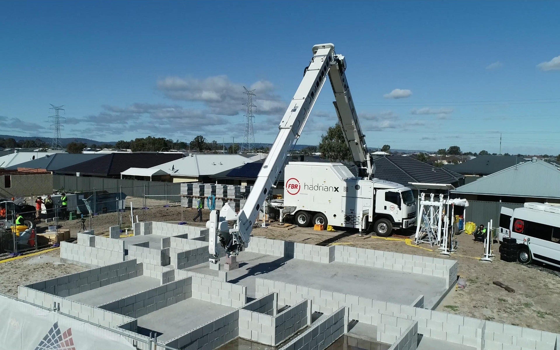 Robotic bricklaying technology 2025