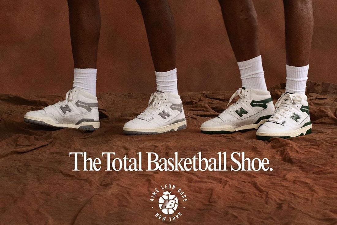 New balance basketball vintage hot sale
