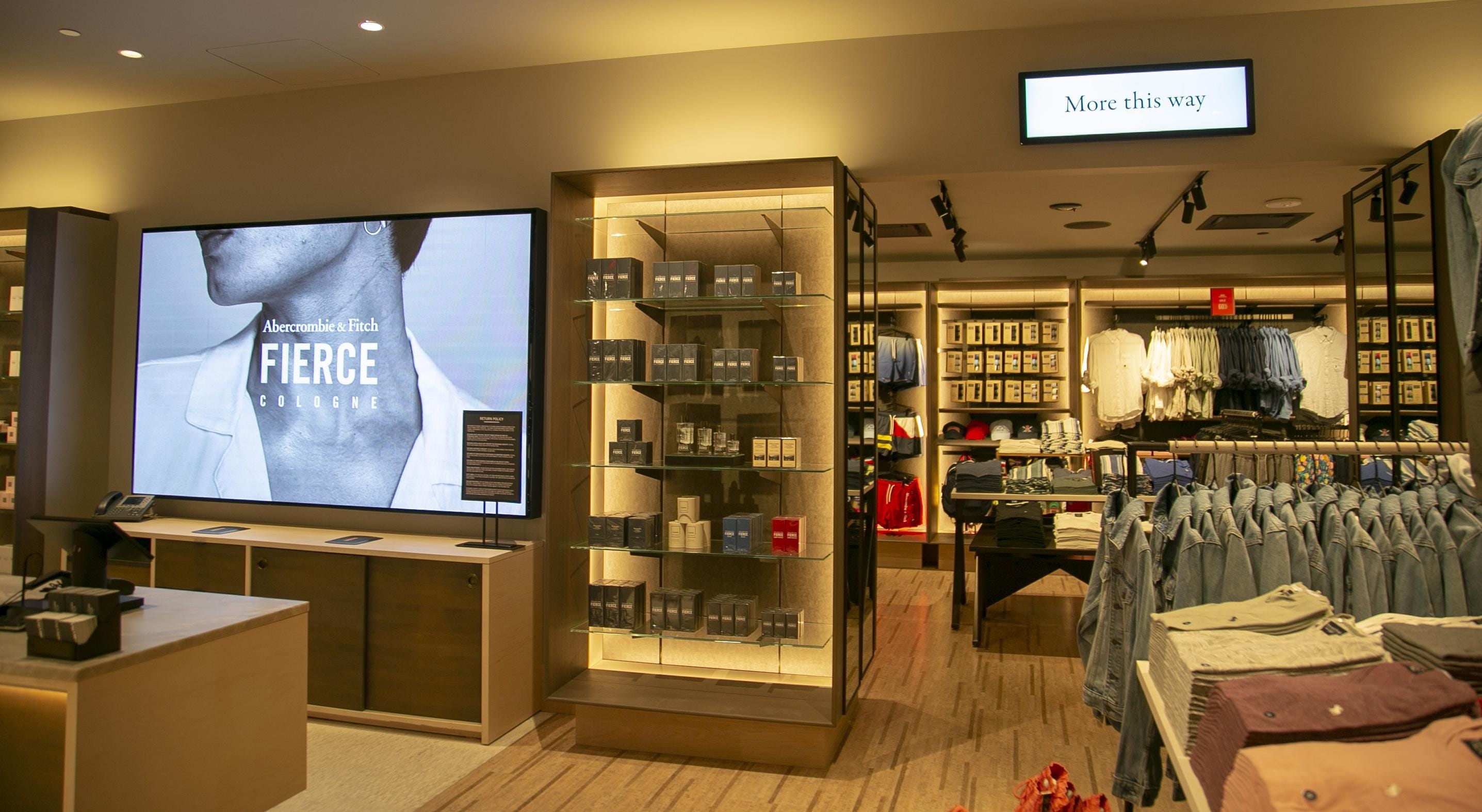 Abercrombie and top fitch store scent
