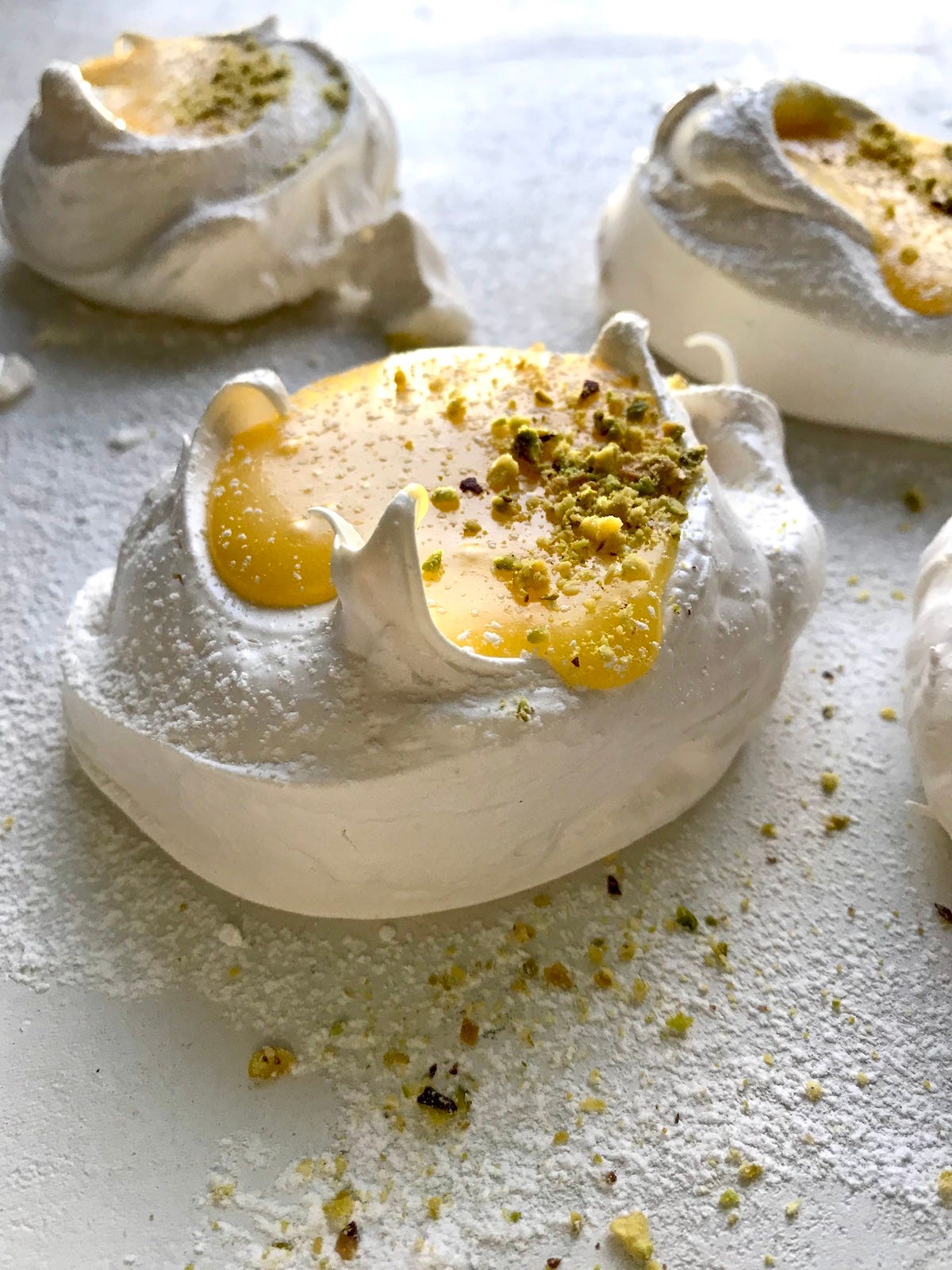 Lemon Curd Meringues by Susan Spungen Susanality
