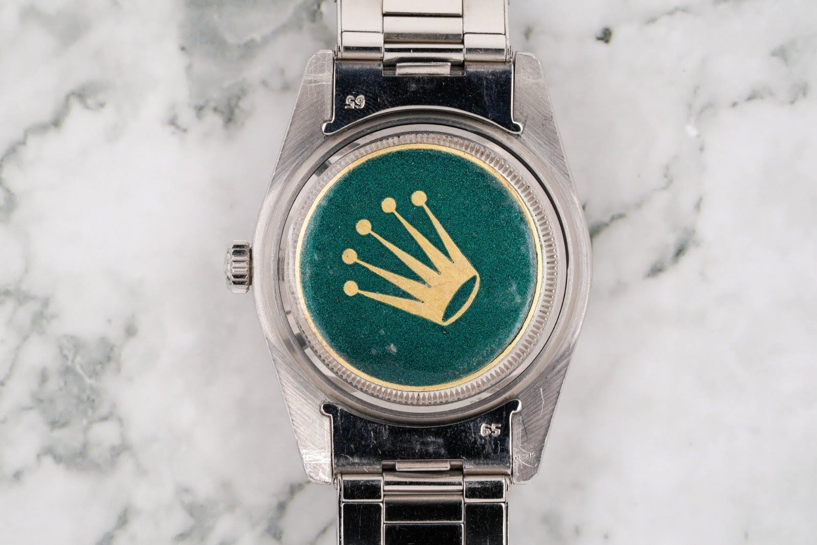Green sticker cheap rolex
