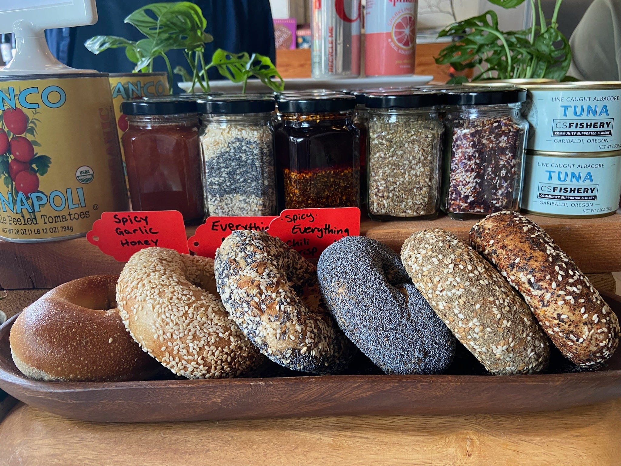 Can I find a good Seattle bagel at... Rachel's Bagels & Burritos?