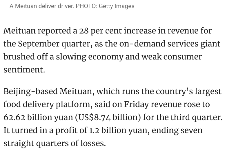 Chinese Delivery Giant Meituan Sees Revenue Surge 28 Pc As Lockdowns Chinese Delivery Giant Meituan Sees Revenue Surge 28 Pc As Lockdowns