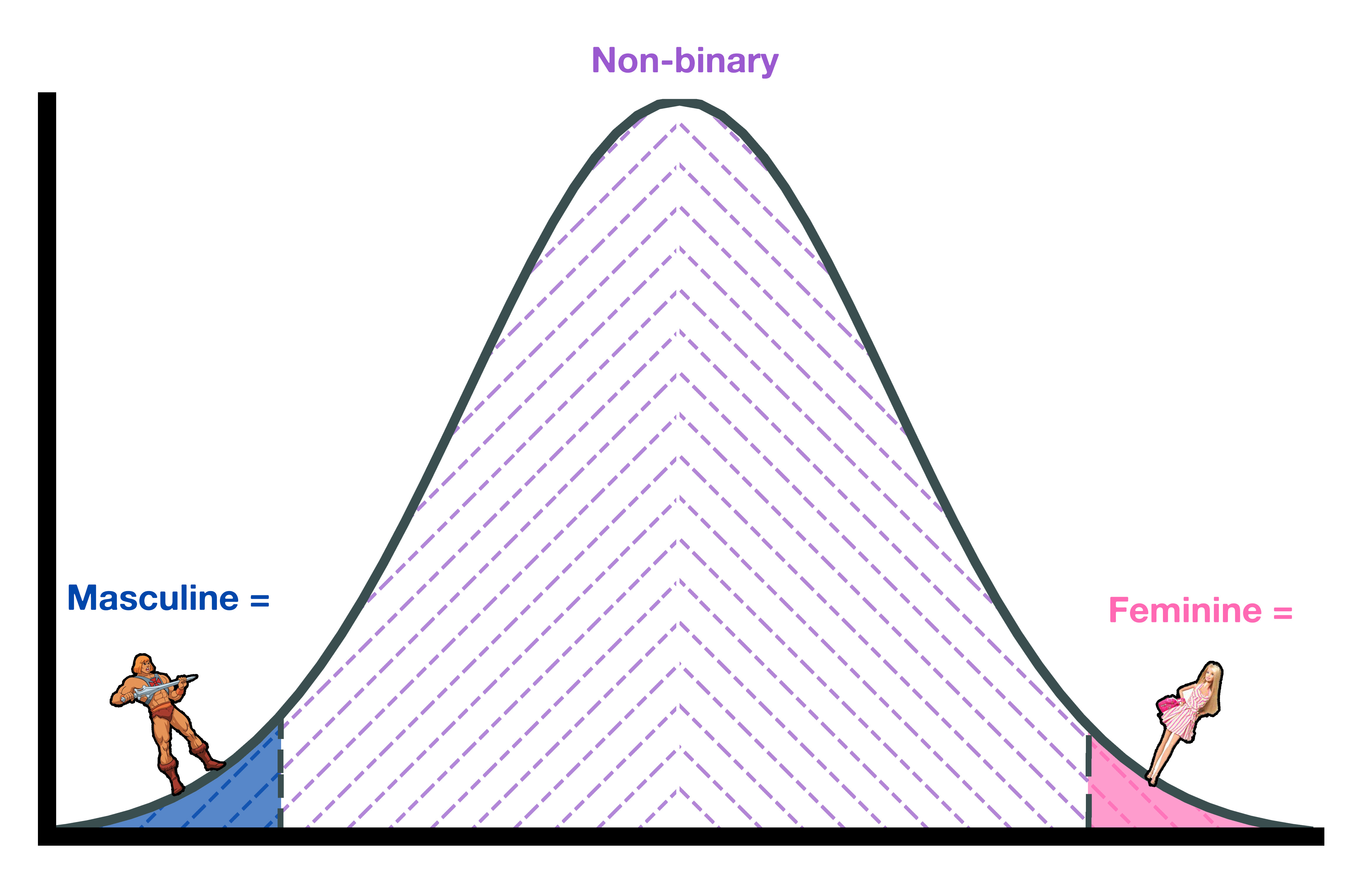 Medium-Sized Breasts and Gaussian Distributions