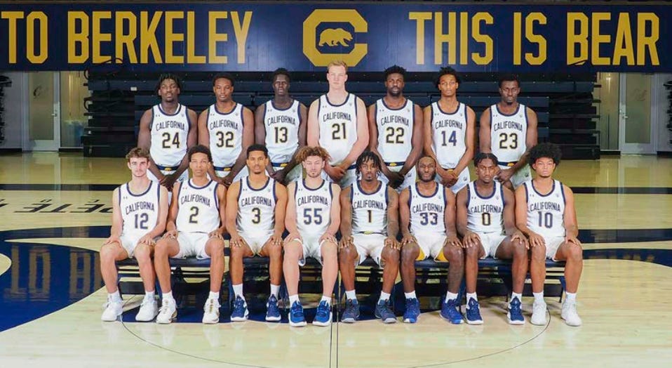 California golden bears men's basketball roster shop