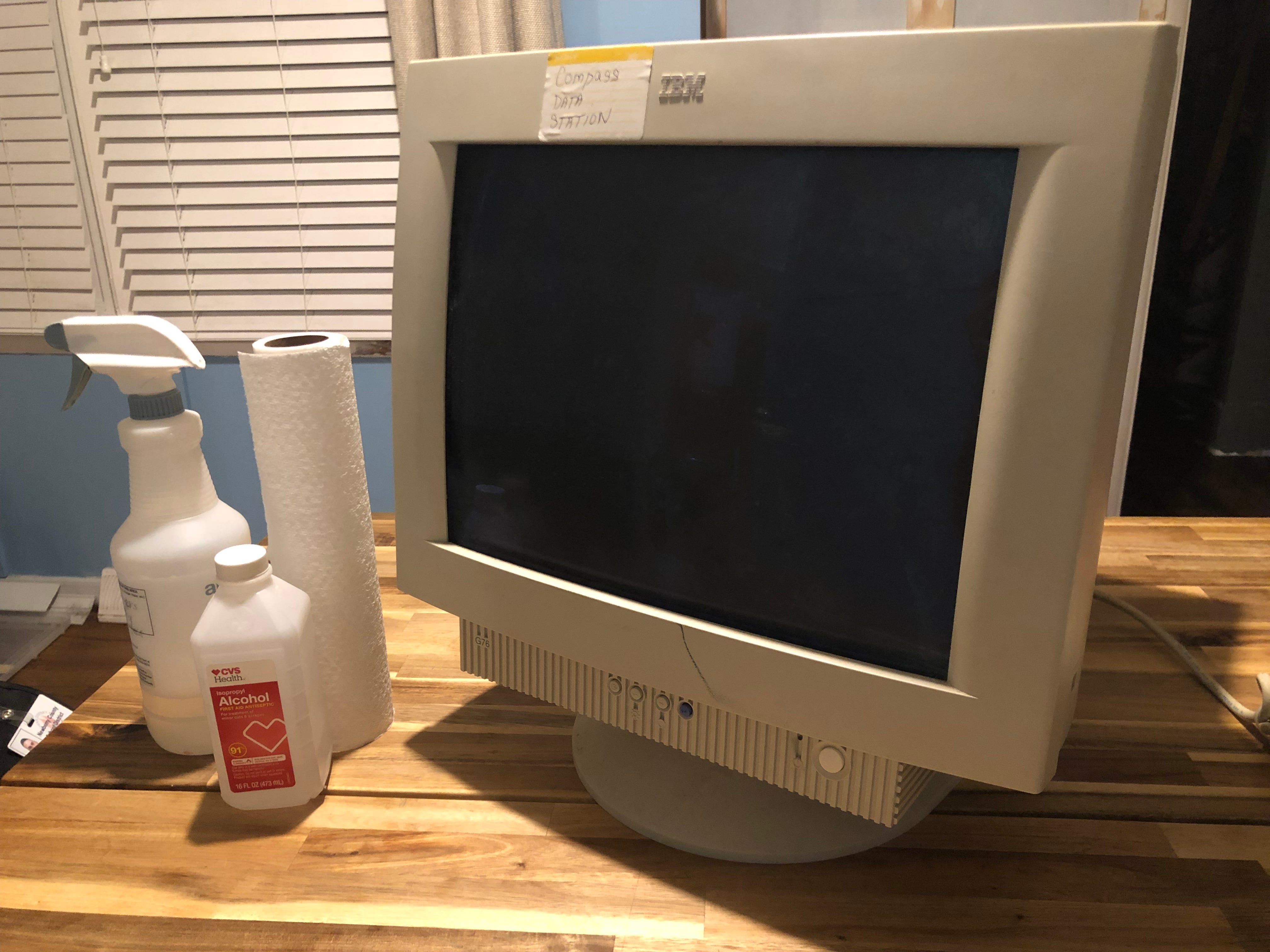 Let's Clean and Test a Late90's IBM Monitor!