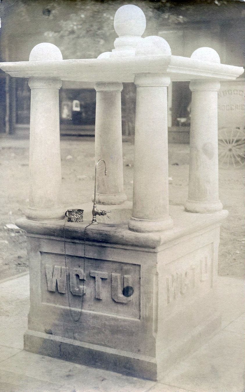 The Lovington WCTU Water Fountain by Eberhart