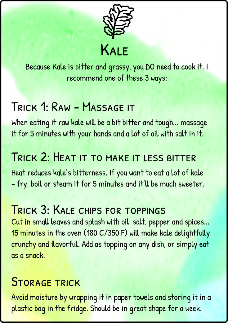 How to nail Kale by PlantJammer Food Jamming