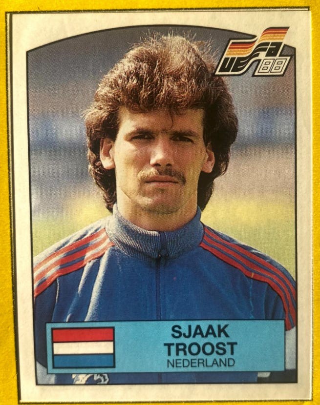 Figurine rare Sjaak Troost, Euro '88