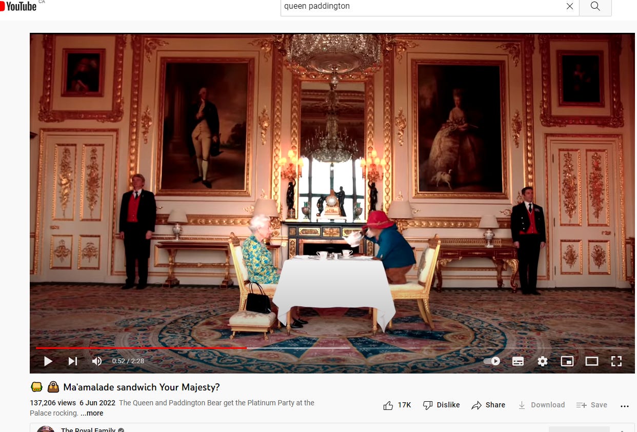 The Queen, a bear, and ignorance - by Edward Hollett