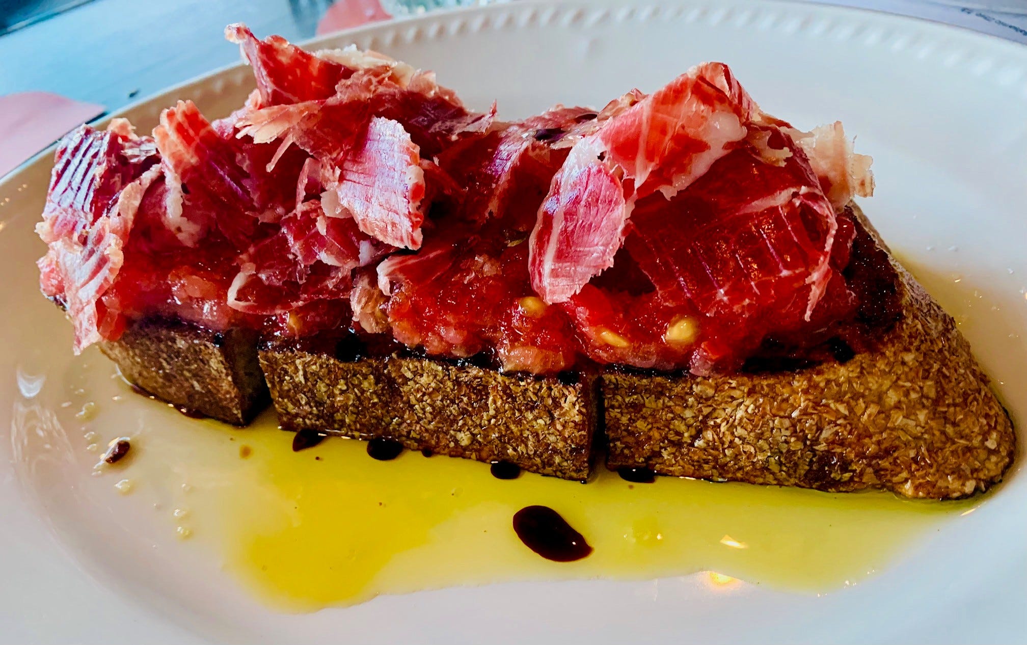 BREAD, TOMATO, GARLIC, OLIVE OIL. Jill Dupleix Eats