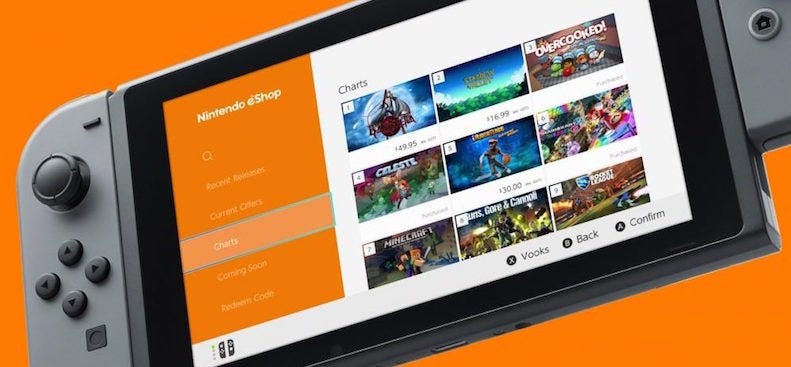 Current eshop deals store