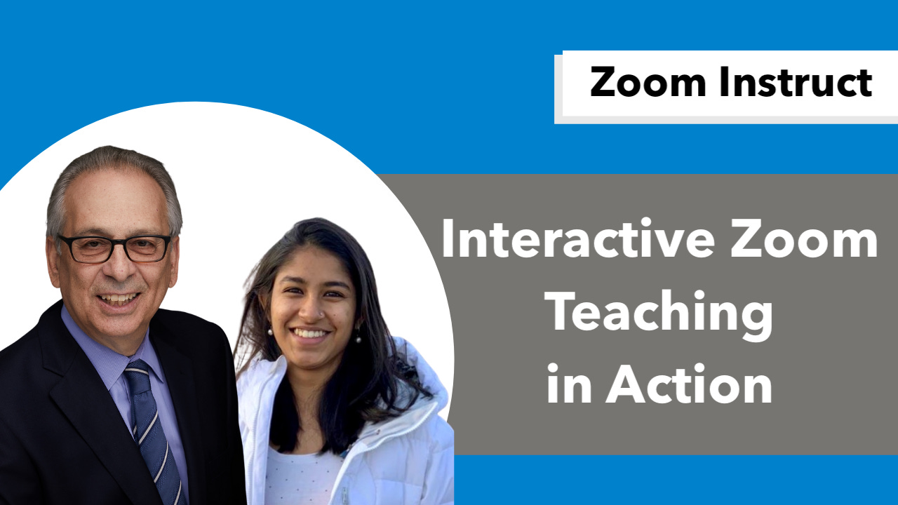 Zoom Instruct How to teach an interactive online class!
