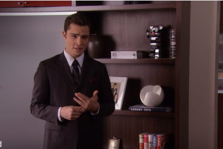 The Romanticizing of Chuck Bass by Chrisinda Lynch Suds