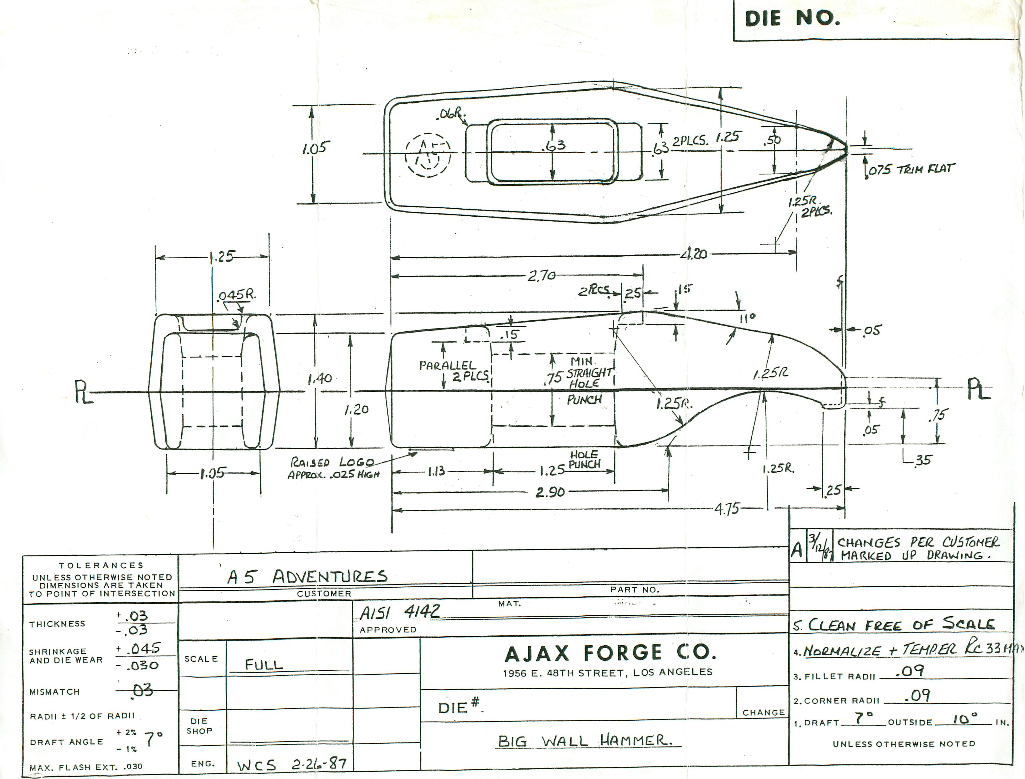 Big Wall Hammer - VintageClimbing.com