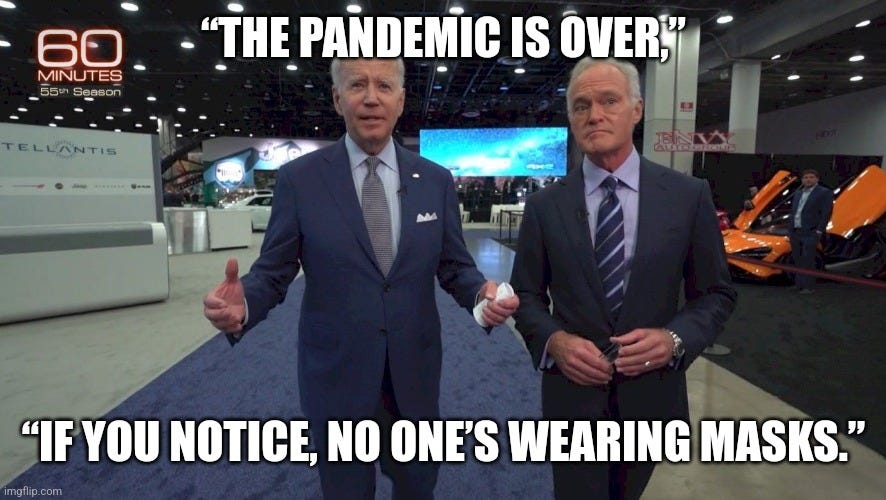 The Pandemic is Over!!! by Mike Stone