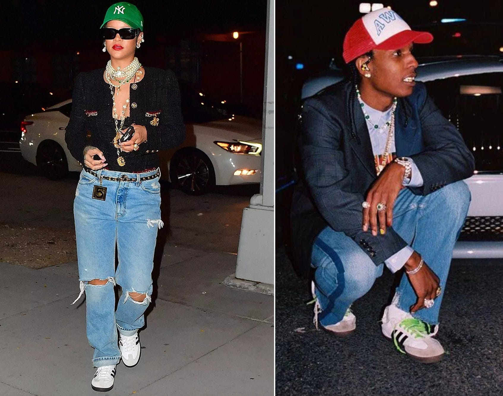 Adidas shoes deals 90s jeans