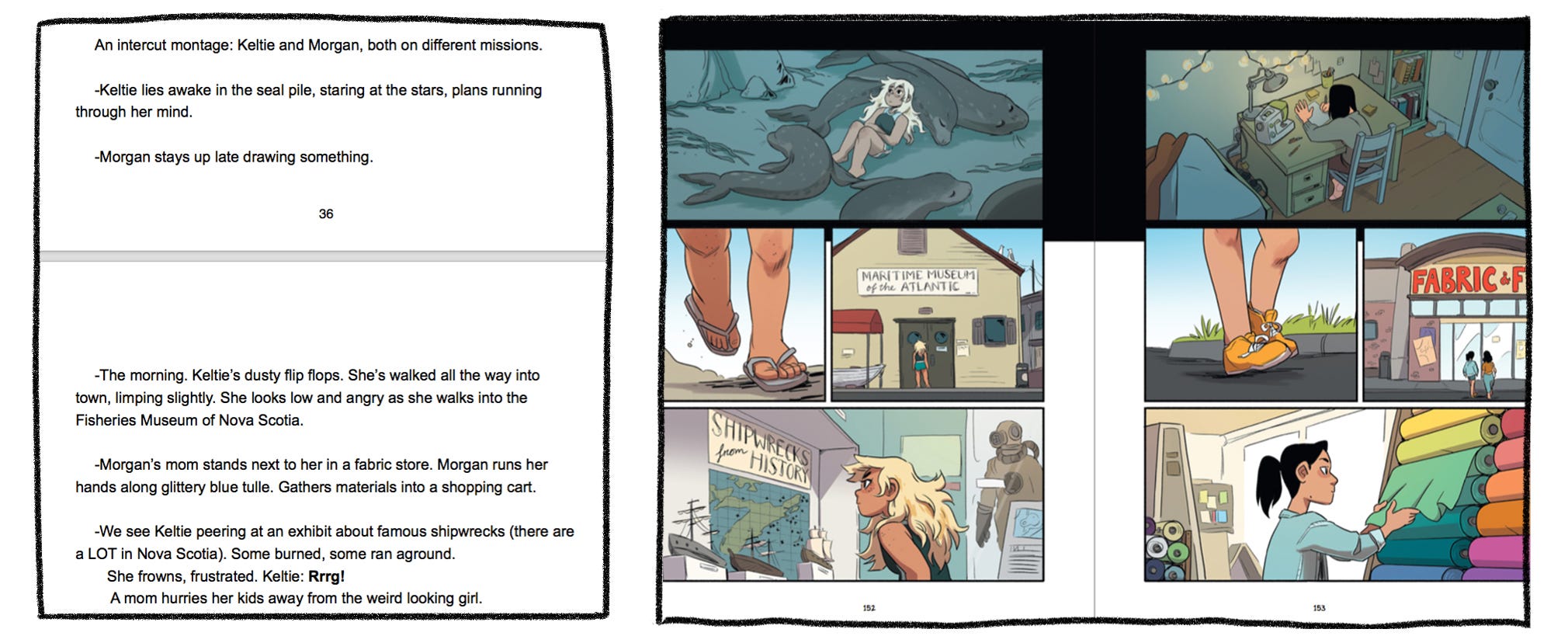 graphic novel class 4 - writing a script